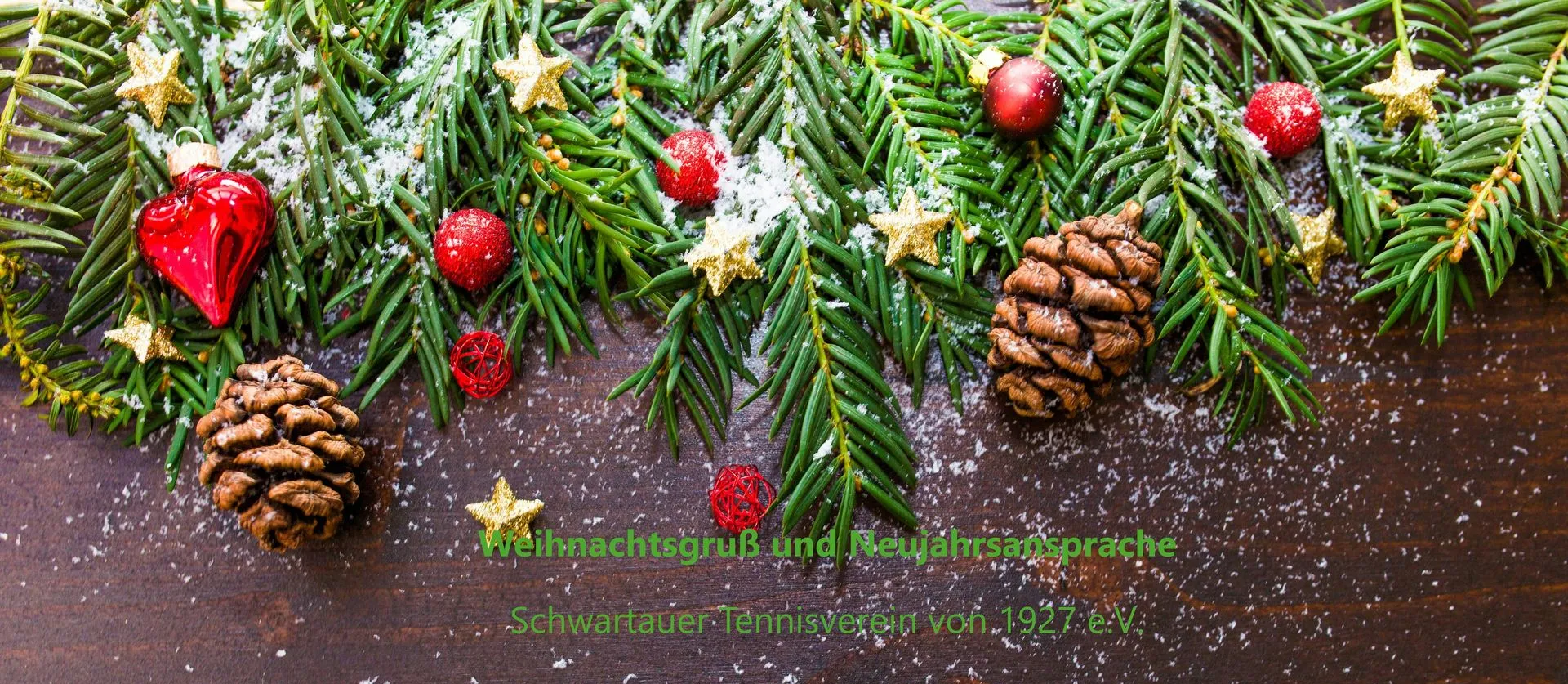 Frohe Weihnachten und guten Rutsch!